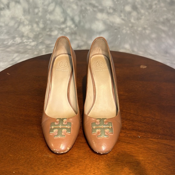 Tory Burch wedge heel chestnut size 8 - Picture 4 of 7